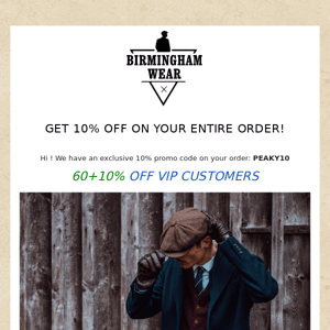 🍁FLASH AUTUMN SALES -50% CONTINUE FOR THE PEAKY BLINDER STYLE!