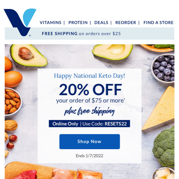 Save 20% on National Keto Day