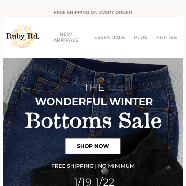 Fresh Looks, Fresh Deals: Winter Bottoms Sale! 🌟