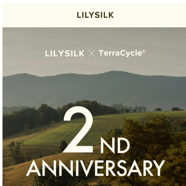 LILYSILK X TerraCycle® | The 2nd Anniversary
