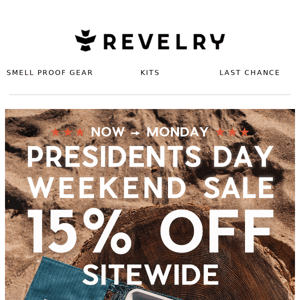 REVELRY // Presidents Day Weekend Sale Starts Now