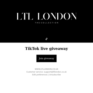 TikTok live giveaway happening now 🎉 ⏰