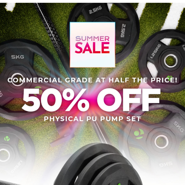 Save 50% on our Physical PU Pump Set💪💪