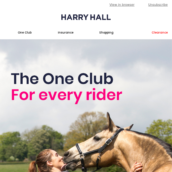 One Club. Designed to save you money🐴 💰