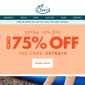 ICYMI: Extra 10% off all sale items