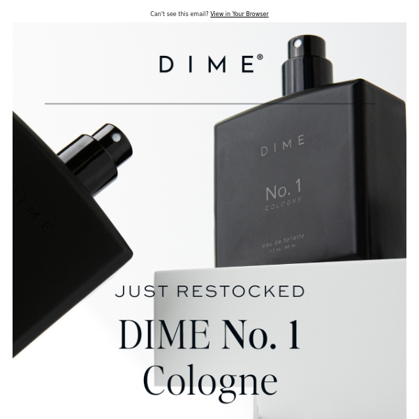 BACK IN STOCK: Your favorite cologne.