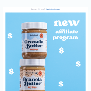 Get paid to sell Granola Butter 💰