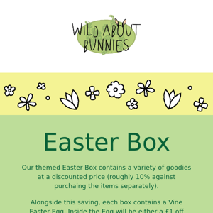 Our Egg-citing Easter Box is back!
