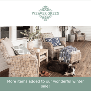 Our wonderful winter sale just got bigger! ❄️