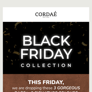 Black Friday Collection - Coming soon...