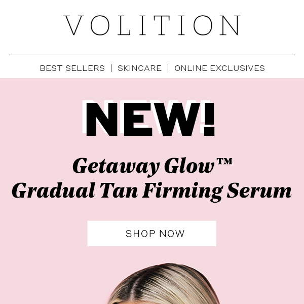 NEW! Getaway Glow Gradual Tan Firming Serum