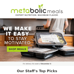 Meal Delivery that focuses on ingredient quality!