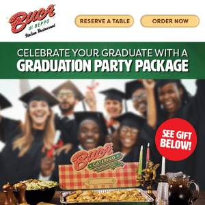 🎓 Say Con-GRAD-ulations With FREE CANNOLI Inside!