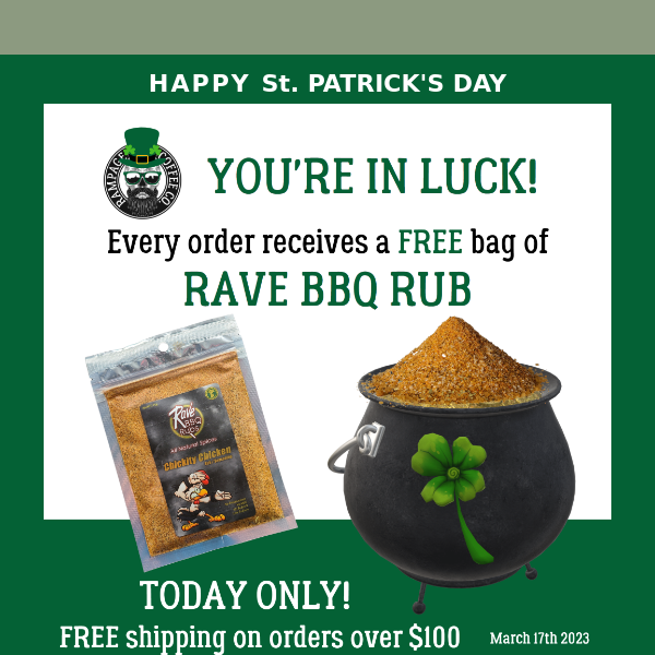 🍀FREE gift offer expires in 4 hrs - Don't miss out!