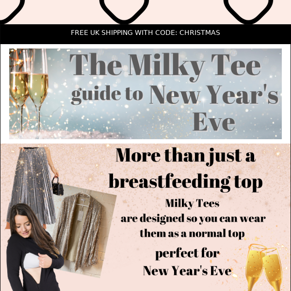 The Milky Tee guide to NYE ✨