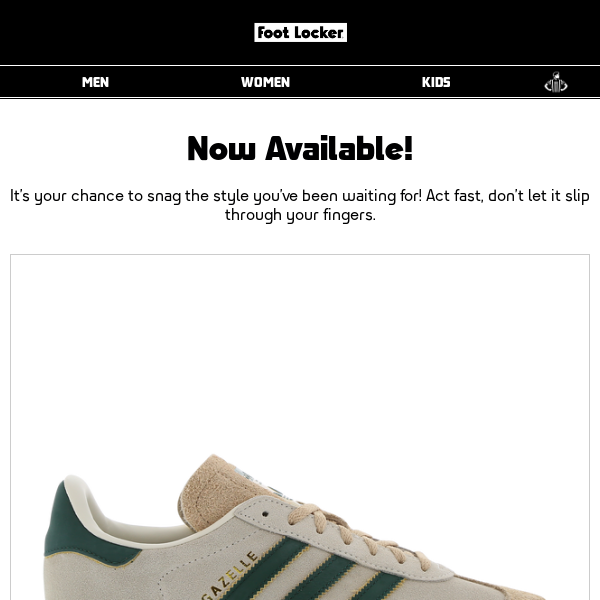 Now available: adidas Gazelle Bold, Size 36 2/3