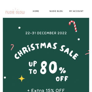 HOHOHO! Sale up to 80% OFF! 🎅✨