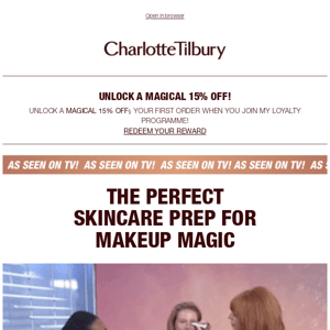 AS SEEN ON TV! Prep Your Skin For Makeup Magic ✨