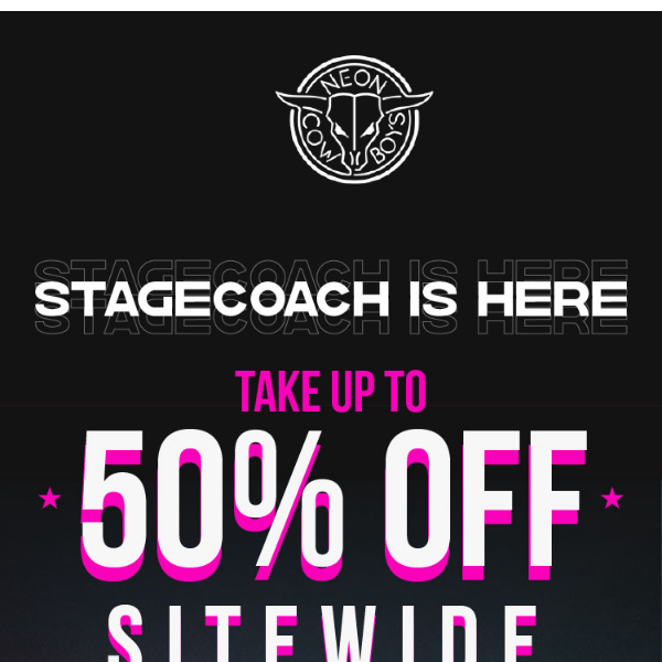 Rage & SAVE up to 50% off Sitewide 😎