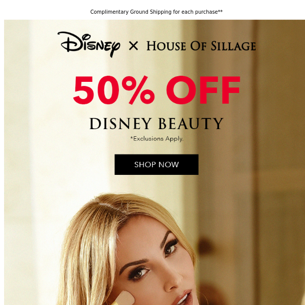 ✨ Limited Time: 50% Off* Disney Beauty
