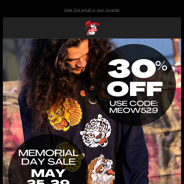 30% Off Through Monday!