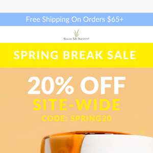 ☀️ Our Site-Wide Spring Break Sale is LIVE! ☀️