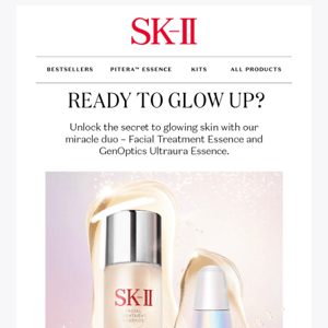 Reveal your inner glow with SK-II 💓