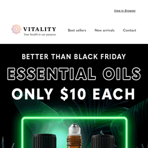 Take your pick! $10 Essential Oils