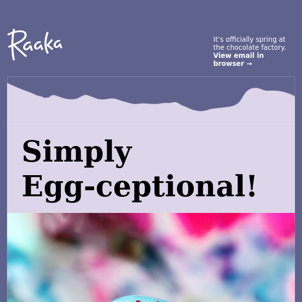 🌸 Now hatching: Blue Robin’s Eggs & Earl Grey tea bars! 🥚