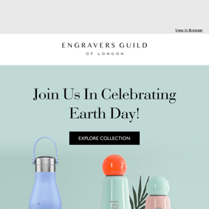 Celebrate Earth Day with our reusable water bottles♻️