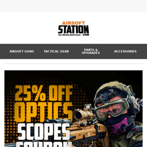 Airsoft Scopes 25% Off