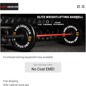 Functional fitness equipment