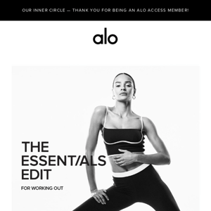 The Essentials Edit: For your workouts