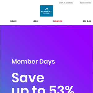 Introducing Member Days | Save up to 53% | Join Today