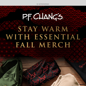 P.F. Chang’s fall merch – shop online