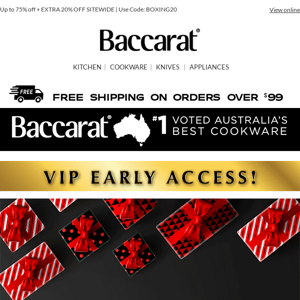 📣 BOXING DAY SALE 📣 VIP EARLY ACCESS | EXTRA 20% OFF