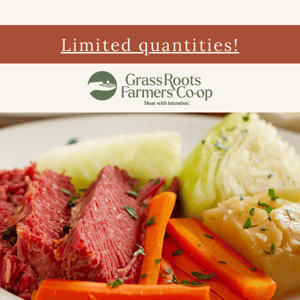 🍀 Corned Beef is back!