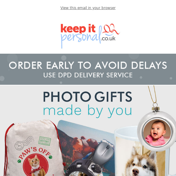 Photo Gifts From Just £2.99!