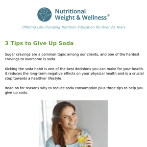3 Tips to Give Up Soda 🥤