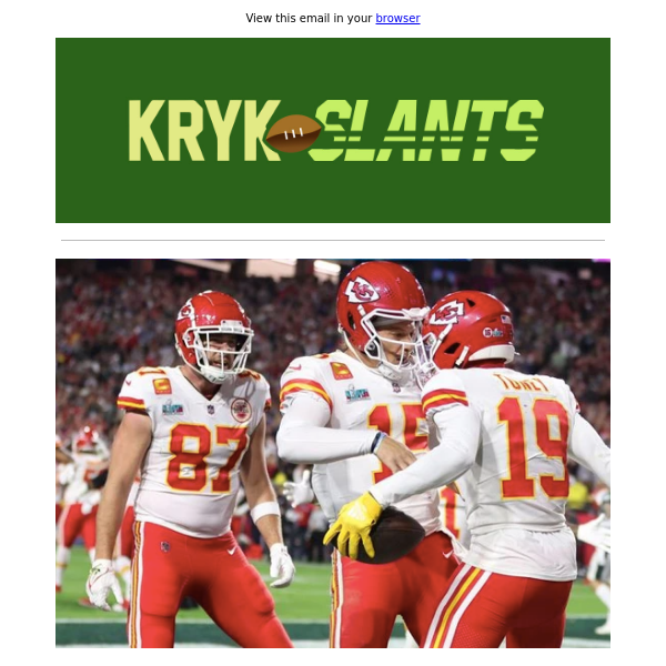 New this week: On Chiefs and officials … Important off-season dates