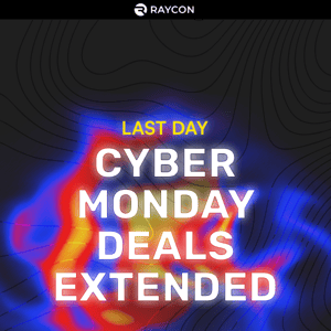 Cyber Monday Deals extended one final day!