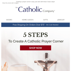 5 Steps To Build A Catholic Prayer Corner