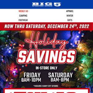 In-Store Savings 🎁 $5 Off $10 🎁 2 DAYS Only
