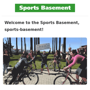 Welcome to Sports Basement!