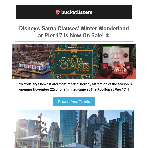 🎅 Disney's The Santa Clauses' Winter Wonderland Tickets Now on Sale!