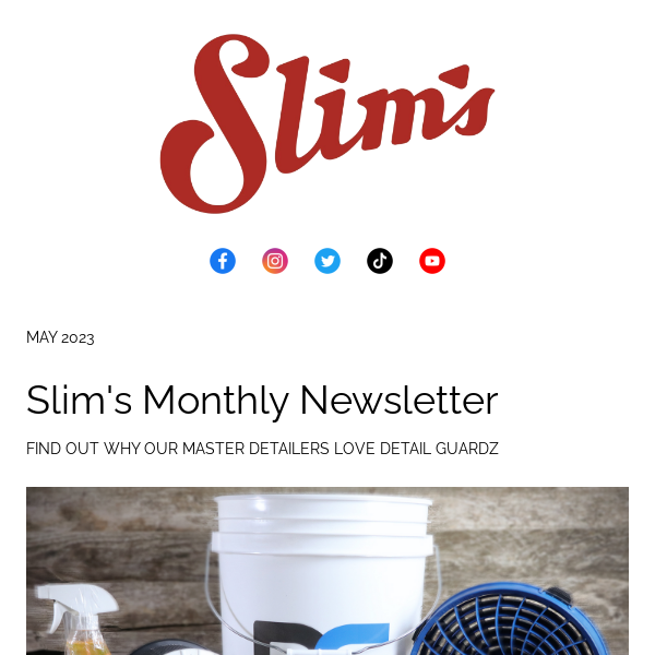 ⭐️ Slim's Detailing Newsletter