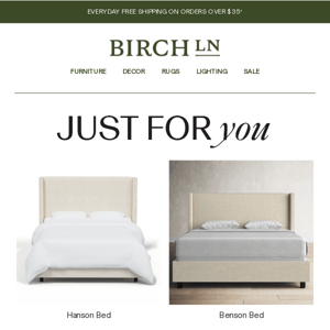 Hanson Bed | Just for you!