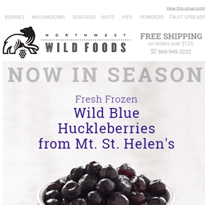 IN SEASON: Mt. St. Helens Huckleberries, Silver Salmon & Tart Cherries