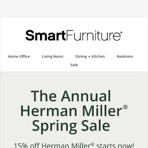 Our Herman Miller Sale Is On! Save 20% on All Herman Miller.