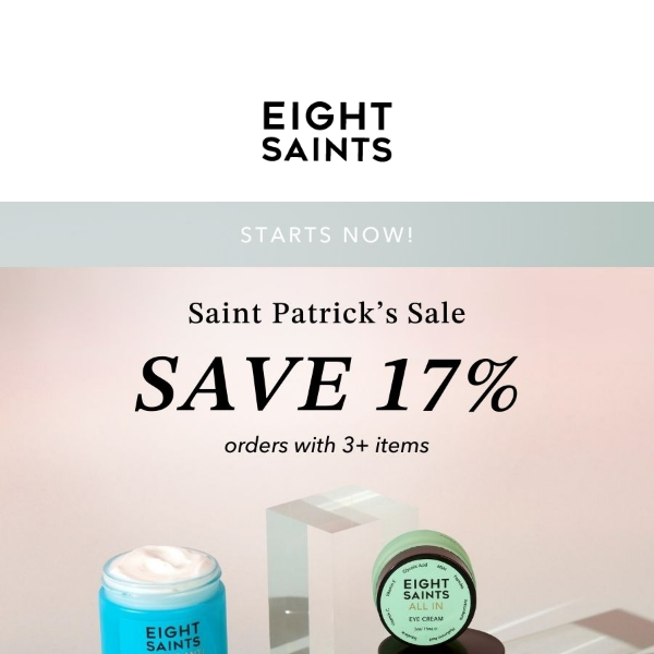 💚 Saint Patrick's Sale - Starts Now!